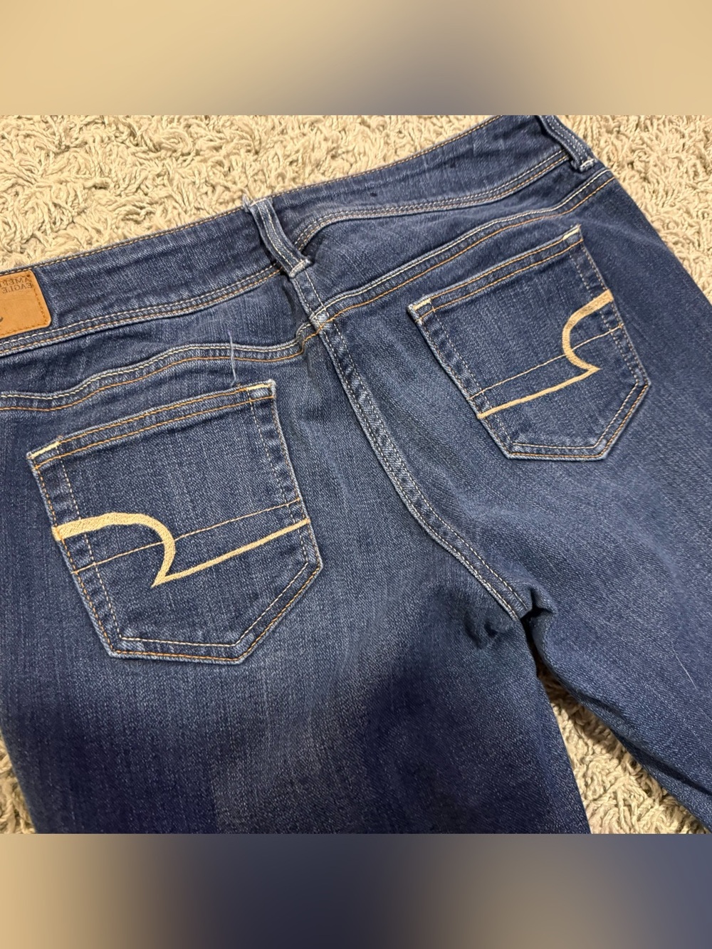 American Eagle Outfitters Dark Blue Slim Bootcut Jeans sz 10S